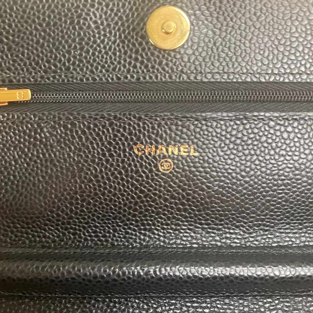 Chanel Wallet on Chain Caviar with golf hardware - Picture 5 of 7